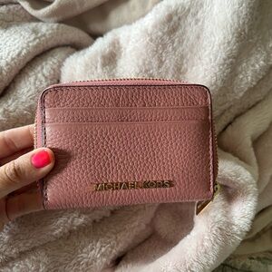 Rose Pink Card Wallet